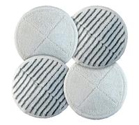 4 Packs Deep Clean Spinwave Mop Pad，Compatible for Bissell， 2124 2039A Hard Floor Mop Cleaners (2 Soft + 2 Scrubby)