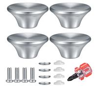 4 Packs Dutch Oven Knobs, Steel Pot Lid Replacement Handles Knobs Compatible with Le Creuset/for Aldi/for Lodge, Pot Pan Lid Knobs Handles