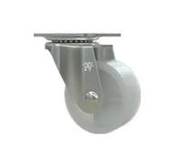 (4 Packs) Emerging Caster 2 Inch Black Pp Universal Wheel Refrigerator Cabinet Display Small Push(White-Universial)