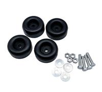 4 Packs Extreme Heavy Duty Anti-Vibration Rubber Foot Pads for Generators, Pressure Washers, Air Compressors, Reduce Noise & Keep Place (1"x2.5")