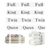 4 Packs Linen Organiser Bedding Bands Elastic Closet Organization Sheet Straps Reusable Bed Sheet Organizers Label Bands for Sorting out the Bed Sheets Duvet Cover Towels