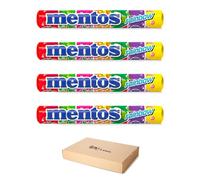 4 Packs Mentos Rainbow Flavor Chewy Dragees Refreshing Soft Candies Sold By VR Angel