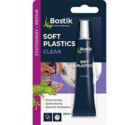 4 Packs of Bostik Soft Plastics Adhesive Glue 20ml Clear Extra Strong