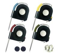 4 Packs of Pro Meat Probes Replacement for Weber Grills, igrill, Connect Smart Grilling Hub by Meatender, Equiped with 4 Probe Cord Wraps, 4 Magnetic Tablets and 4 Probe Stand