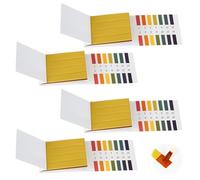4 Packs PH Test Strips Kit 1-14 Universal pH Litmus Paper 320 Strips Paper Test Strips for Wine Soil Water Saliva Urine Cosmetic Pet Food Pool XMAS gifts