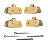 4 Packs Replacement Genuine Front and Rear Basin Brake Pads for Sur Ron Light Bee X/S, Talaria Sting MX3 R/MX4 and Segway X160/X260, Electric Off-Road Bike Replacements