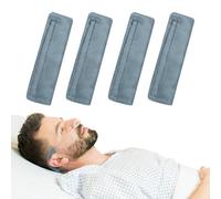 4 Packs Satin Nasal Cannula Ear Cushions Soft Nasal Oxygen Covers Cannula Ear Protector for Oxygen Users to Help Relieve Ear Pain and Prevent Cheek Prevent Ear Soreness (Dark Blue)