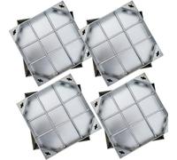 4 Packs Stainless Steel Manhole Covers & Frames, 600x600mm, 800x800mm, 900x900mm, 500x500mm, 300x300mm, Durable Sewage Basin & Inspection Chamber Well Lid (30x30cm)