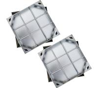 4 Packs Stainless Steel Manhole Covers & Frames, 600x600mm, 800x800mm, 900x900mm, 500x500mm, 300x300mm, Well Lid for Inspection Chamber & Sewage Basin, Durable & Well-Hidden (2pc, 50x50cm/19