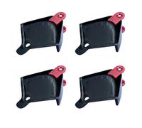 4 Packs Universal Car Hose Guide, Hose Slide With Rollers, Plastic Car Wash Hose Tire, Preventing Stuck Under the Wheel Car Hose Guides for Car Wash Tool (black)