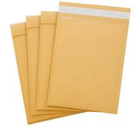 4 Padded Brown Envelopes 27cm x 36cm - Kraft Paper Bubble Padded, Peel & Seal, Tear-Resistant, Self-Adhesive, Cushion Mailers for Small Parcels, Packaging, Postage & Shipping