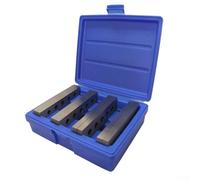 4 Pair Alloy Steel Parallel Gauge Block Set, Hardened and Precision Ground Square Gage 6 Inch Length, ±0.0003 Inch Parallelism, Milling and Vise