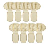 4 Pair Back of Heel Cushion Pads, Mesh Adhesive Heel Grips Inserts for Boots, Reusable Heel Guards Liners for Women Men, Shoe Too Big, Anti Blister Shoe Liners Heel Protectors (Nude, 4 Pairs)