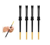 4 Pair Long Cooking Chopsticks, Anti-Slip Silicone Cooking Chopstick, Multifunctional Extra Long Kitchen Chopsticks, Heat Proof Chopstick Kitchen Tool for Frying Grilled Meat Hot Pot