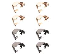4 Pair Metal Square Toe Cover for High Heels and Mid Heel Shoes Iron | Seamless Design, Reduces Noise, General Fit, Easy Installation, Indoor Use, Women Shoes Boots Repair