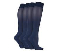 Womens Pregnancy Long Graduated Compression Socks by IOMI - 4 Pack Travel Socks