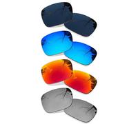 4 Pair Replacement Lenses for Oakley Fuel Cell OO9096 Sunglasses