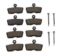 4 Pair Semi-Metallic Disc Brake Pads Compatible with For SRAM Code Series and DH Four Piston Hydraulic Brakes for Reliable Stopping Power