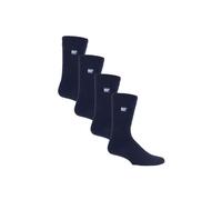 4 Pair Ultra Lite Extra Thin 1.0 TOG Casual Thermal Socks Heat Holders Navy 6-11