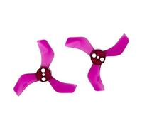 4 Pairs 1635 40mm 1.6X3.5X3 3 PC Propeller 1mm 1.5mm Single Hole Compatible With RC FPV Freestyle Tinywhoop Drones DIY Parts(4Pairs Purple 1.5MM)