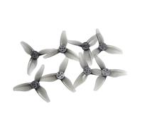 4 pairs/8 pcs, compatible with Gemfan, Hurricane 2023 2x2.3x3 3-blade toothpick propeller 1mm 1.5mm for RC Racing Freestyle 2inch mini drone(4pairs Gray 1.5mm)