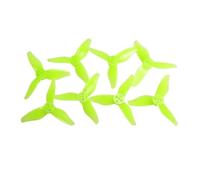 4 pairs/8 pcs, compatible with Gemfan, Hurricane 2023 2x2.3x3 3-blade toothpick propeller 1mm 1.5mm for RC Racing Freestyle 2inch mini drone(4pairs Yellow 1mm)