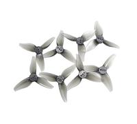 4 pairs/8 pcs, compatible with Gemfan, Hurricane 2023 2x2.3x3 3-blade toothpick propeller 1mm 1.5mm for RC Racing Freestyle 2inch mini drone(4pairs Gray 1mm)