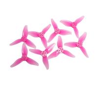 4 pairs/8 pcs, compatible with Gemfan, Hurricane 2023 2x2.3x3 3-blade toothpick propeller 1mm 1.5mm for RC Racing Freestyle 2inch mini drone(4pairs Red 1.5mm)