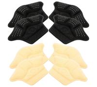 4 Pairs Adhesive Heel Grips Foam Shoe Heel Inserts for Loose Shoes | Invisible Fit Adjustment, Reduce Friction, 10x7x0.5cm Size, for New Shoes, Heels and Flats