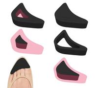 4 Pairs Adjustable Shoe Toe Filler Inserts, Shoe Size Reducer,Toe Plug Pads | Reusable Toe Cushions for Men & Women, Fits High Heels, Sneakers, Flats & Boots to Prevent Heel Slippage