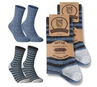 4 Pairs Alpaca Socks Men Women Winter Socks Warm Wool Socks, blue, 39-42