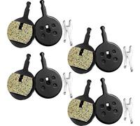 4 Pairs Bicycle Bike Disc Brake Pads Compatible with Avid Mechanical BB5, CSC, Kingdom, Promax DC 710, 720, 913, Decipher, Dualtron Ultra, DSK Series, 300,300R, 310, 330, 330R, Render-R ((Resin)