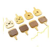 4 Pairs Bicycle Brake Pads Compatible With Tektro Novela IO Caliper Full Metal Brake Shoes Replacement Parts