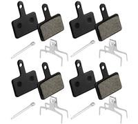4 Pairs Bike Brake Pads, Resin Semi-metal Bicycle Disc Brake Pads Replacement for Mountain MTB Ebike for Tektro Shimano TRP Deore Br-M575 B01s Mt200 M525 M515 T615 T675 M505 M495 M486 M485