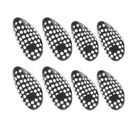 4 Pairs Black Hollow Plastic Shoe Stretcher Inserts for Men’s Dress Shoes and Footwear Support with Invisible Protection for Closet Use