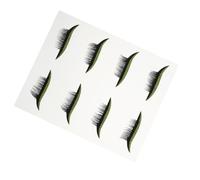 4 Pairs Black Self Adhesive Eyeliner Eyelash Stickers for Women | Plastic Decal, Waterproof Tear off Design, Daily Makeup and Masquerade