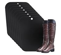 4 Pairs Boot Shaper Form Inserts Boot Stand Holder Reusable Tall Boot Support Boot Trees for Long Boots Black Boot Holder Shaper Boot Fillers for Women and Men Preventing Creasing Bending 12 Inches