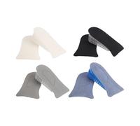 4 Pairs Comfortable Heightening Sports Insoles | Invisible Heightening Structure, Tpr and Flannel Build, Fits Most Shoe Styles, Four-pair Assorted Pack