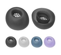 4 Pairs Ear Buds Cover Earbud Replacement Tips Ear Bud Replacement Pieces Silicone Earbud Tips For JBL Live Buds 3/Live Beam 3 Wireless Earbuds (Black)