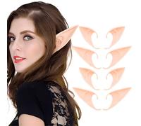 4 Pairs Elf Ears Fairy Ears Elf Ear Latex Elf Elf Elf Cosplay Ears Elf Ears Pixie Ears for Cosplay Halloween Costume Cosplay Party Christmas