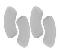 4 Pairs Foam Heel Pads for Loose Shoes, Self Adhesive Heel Cushions | Grey 6.8mm Inserts, Anti Rub Support for Women and Office Workers