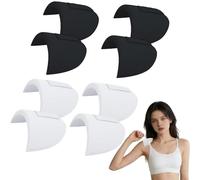 4 Pairs Foam Shoulder Pads, 1.5 cm Sewing Enhancers for Women and Men