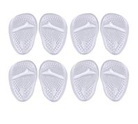 4 Pairs Heels Cushion Pads, Gel Insoles Foot Pain Relief Pads Anti-slip Forefoot Cushion Pads Gel Ball of Foot Cushions High Heel Gel Pads Insoles Metatarsal Pads Gel Cushion Inserts for High Heels