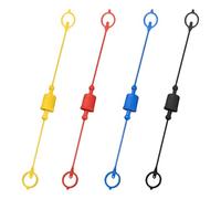 4 Pairs Hydraulic Quick Coupler Male Cap and Female Cover Hydraulic Quick Connect Coupling with Retention Ring for ISO7241 A Series Equipment(1/4)