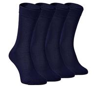4 Pairs Ladies Bamboo Dress Socks | Sock Snob | Super Soft Breathable 4-7 Socks for Women