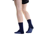 4 Pairs Mens Non Skid Slip Slipper Socks Thermal Thick Fleece (UK 6-11, Assorted)