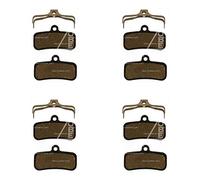 4 Pairs of DiscoBrakes Pads made with Kevlar, Compatible with Tektro 4 Piston Caliper (4 Pot) Disc Brakes Q13RS Q10RS HD-E745 HD-T745 HD-E741 HD-T741 HD-E740 HD-T740 HD-T737