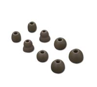 4 Pairs of Replacement Eartips Compatible with Beats Powerbeats Pro/Powerbeats 3/Powerbeats 4, 4 Sizes Silicone Earbuds for 4mm In-Ear (Army green)