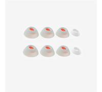 4 Pairs of Silicone Earcups Replacement Suitable for JBL Tune Flex Earbud Covers Tune Flex Ear Caps Earphone Accessories (White)