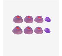 4 Pairs of Silicone Earcups Replacement Suitable for JBL Tune Flex Earbud Covers Tune Flex Ear Caps Earphone Accessories (Purple)